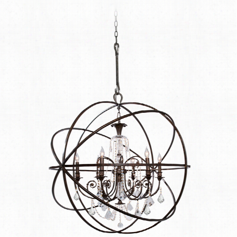 Contemporary Solari S Brozze Crystals Modern Crystorama  Chandelier