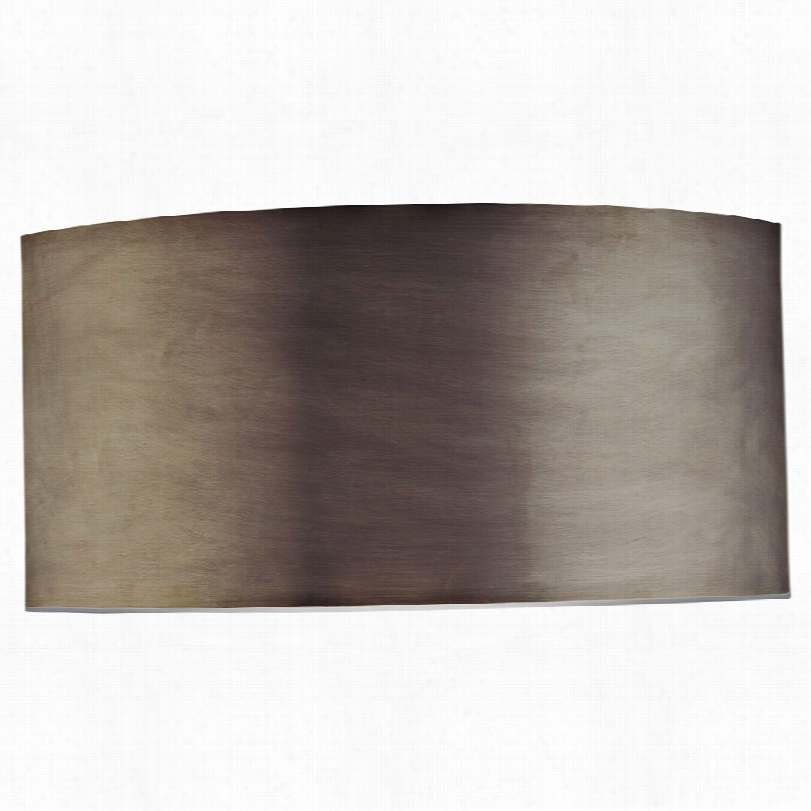 Contemporary Sonneman Dianelli 8"" High Rubbed Bronze Shield W All Sconce