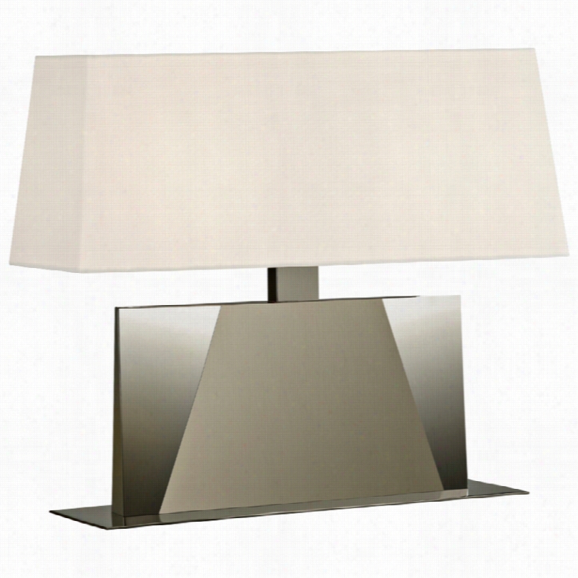 Contemporaryy Sonneman Fact Banquette Satin Nickel 18-inch-h Table Lamp