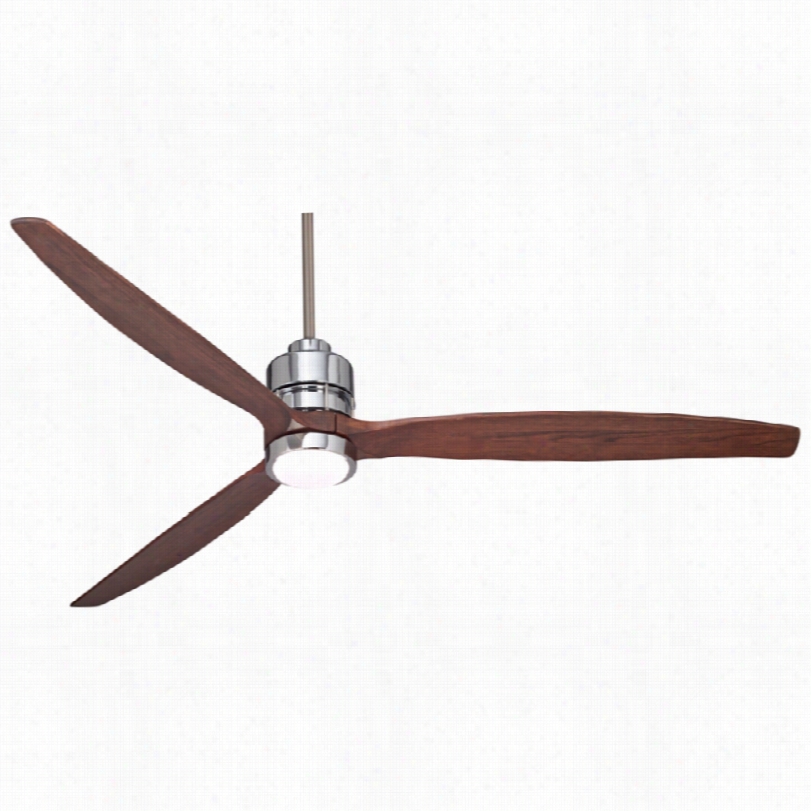 Contempor Ary Sonnet Led Ceiling Fan - 70"" Chrome