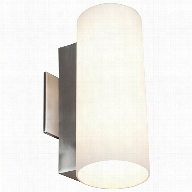 Contemporary Tabo Mdoern Brushed Steel V Ainty Walll Light