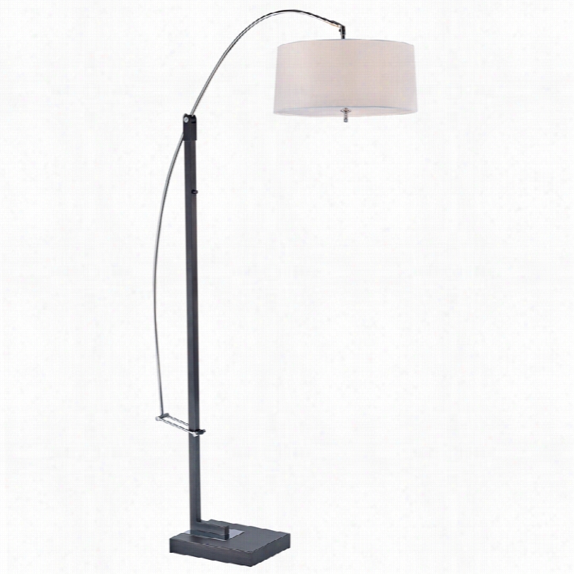 Contemporary Tall Karm Black Contemporary Liite Source Arc F1oor Lamp