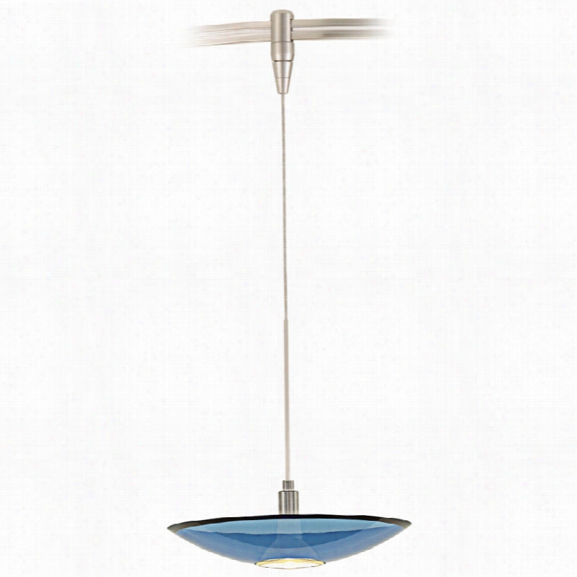 Contemporary Tch Lighting Diz 7"&quo T; Wide Satin Nicke L Pendant