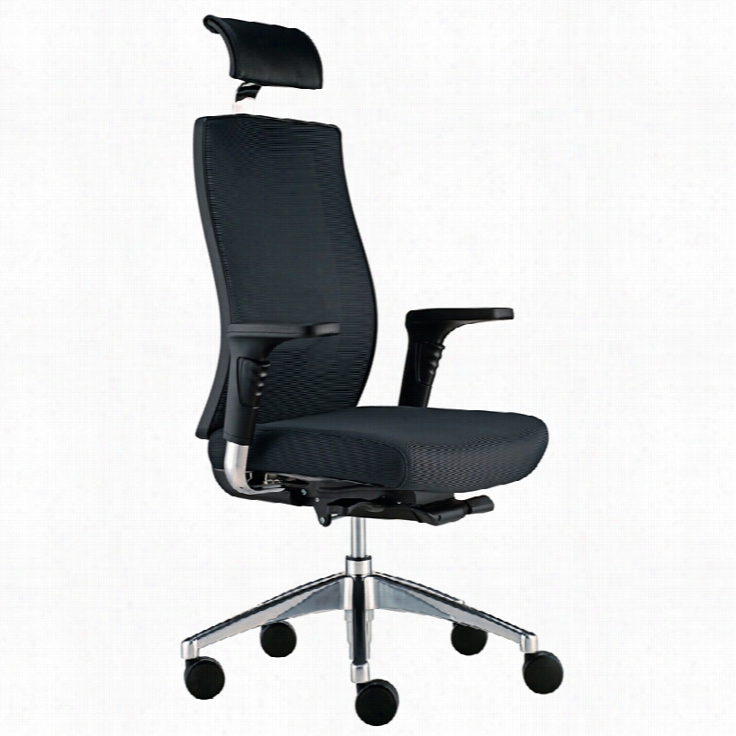 Contemporary Trina Black 4-position 17-inch-wo Ffice Chair