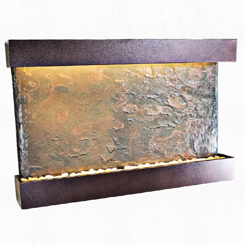 Horizon Aflls Large Coppervien 33-i Nch-h Wall Fountain