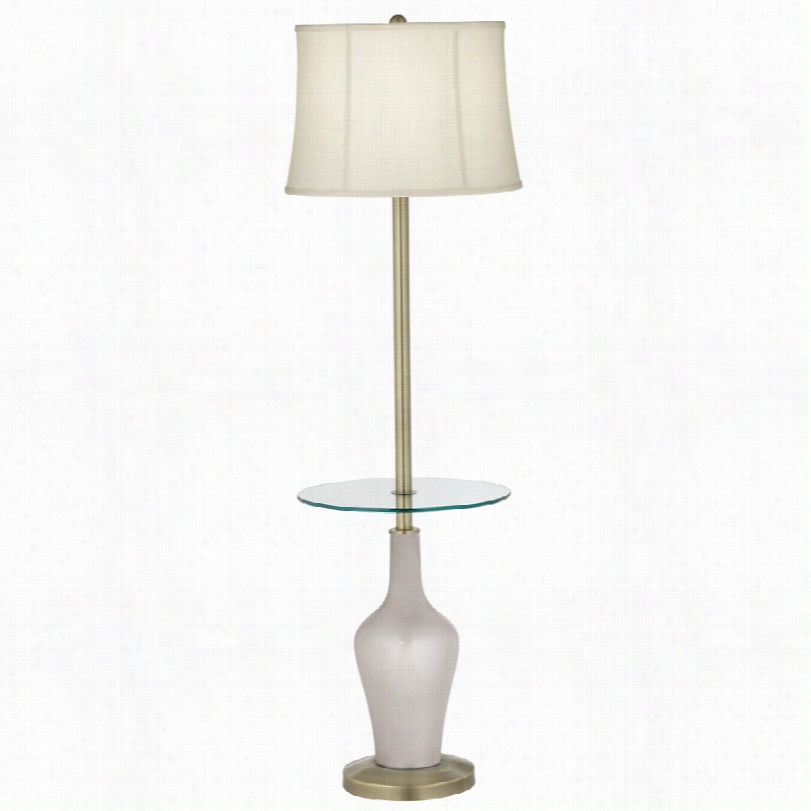 Transitional Color Plus␞ Silver Lining Metallic Accent Floor Lamp