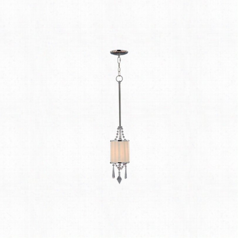 Transitional Echelon Bridal Shade And Crystals Mini Pendant Light