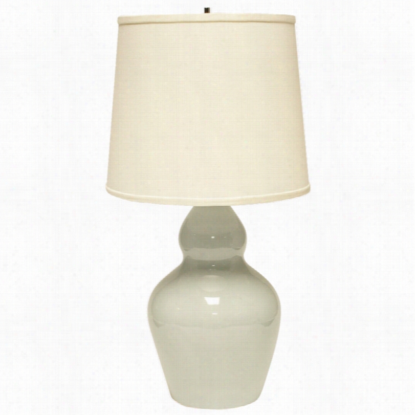 Transitional Haeger Potteries Double Gourd Ceramic Table Lamp