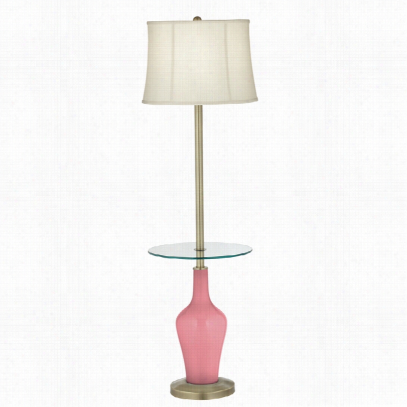 Transitional Haute Minnow Anya Tray Table 59-inch-h Floor Lamp