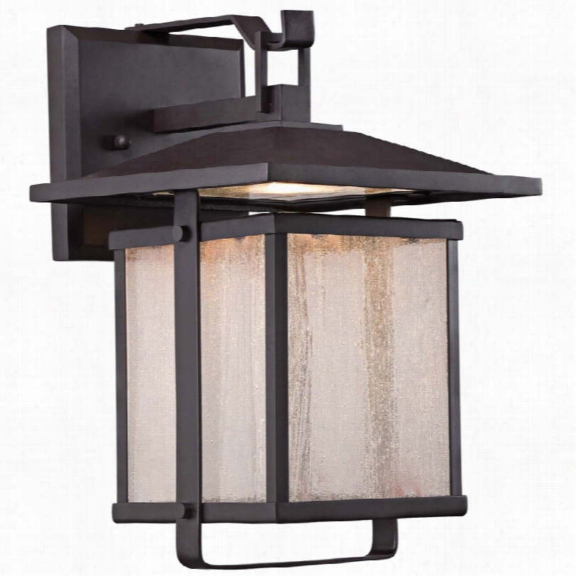 Transitional Illsdale Dori An Bronze Led Outd0or Wall Light