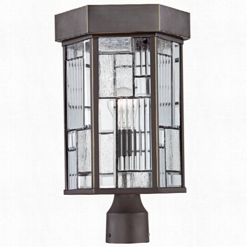 Transitional Ikngsley Aged Bronze Patina Outdoor Wall Light