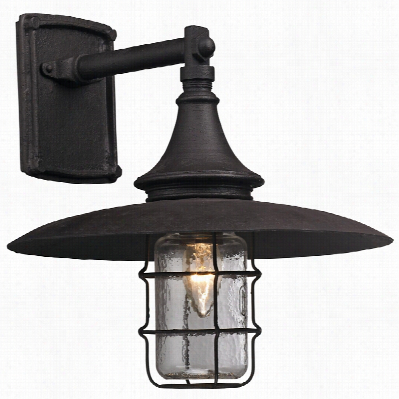 Contemporary Allegheny Centennial Rust 31-inch-h Outdoor Wall Light