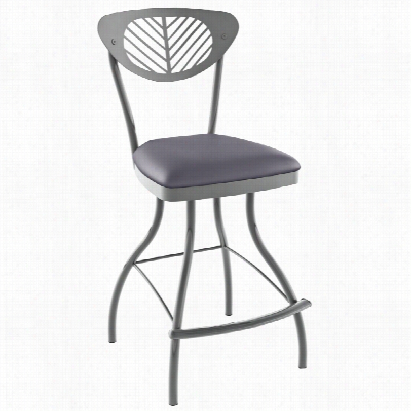 Contem Porary Amisco Zelia Pewter Magnetite 26-inch Counter Stool