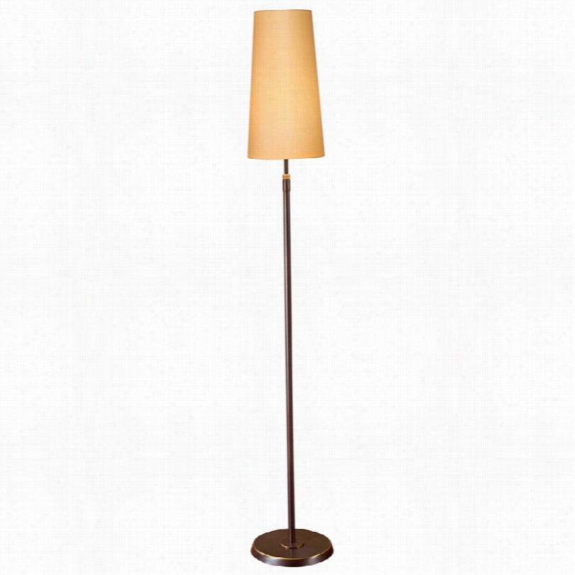 Contemporary Bronze Solid Brass Kupfer Narrow Holtkoetter Floor Lamp
