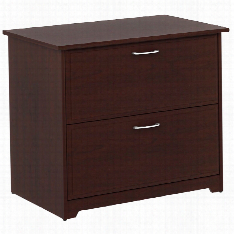 Contemporary Cabbot Harvest Cherry 31 1/2-inch-w Lateral File Cabinet