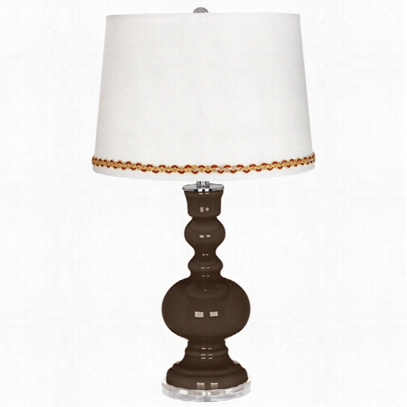 Contemporary Carafe Apothecary 30-inch-h Table Lamp With Serpentine Trim