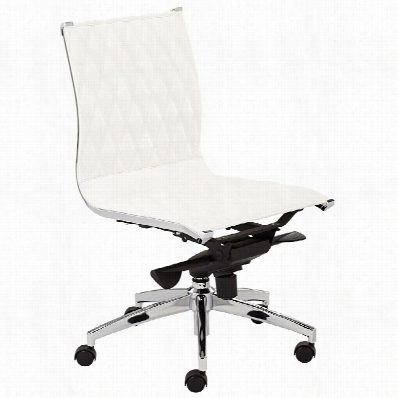 Contemporary Chanel Mid-back Adjustable Height Happy Office Seat Of Justice