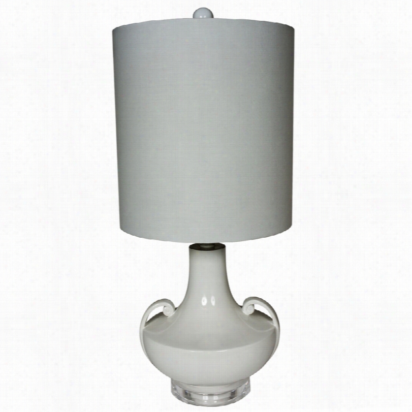 Contemporary Cholov White Ur N 25-inch-h Table Lamp