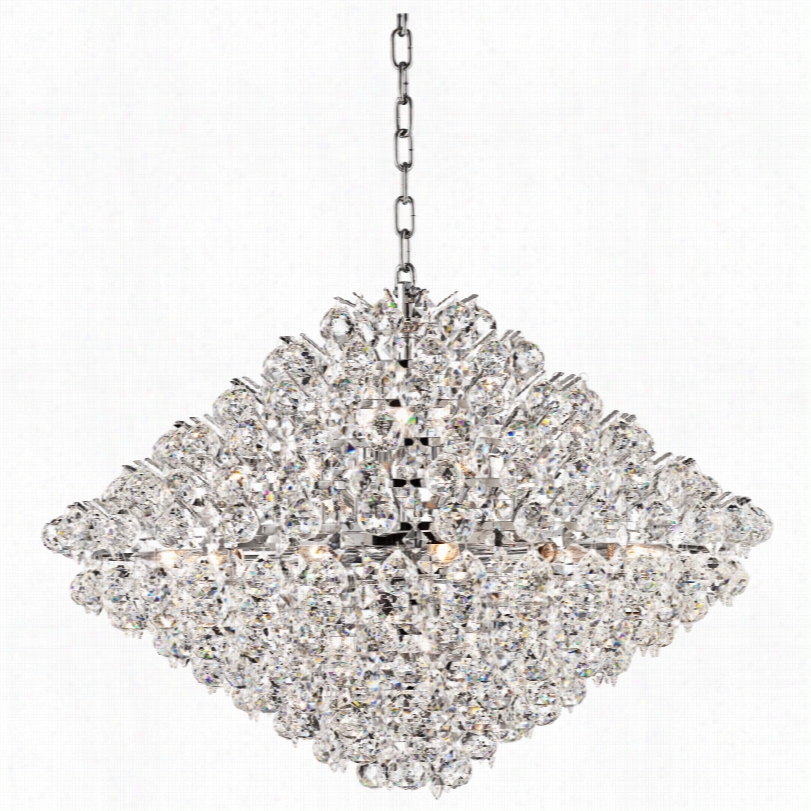 Contemporary Chrome And C Rystal Diamond Vienna Full Spectru M Chandelier