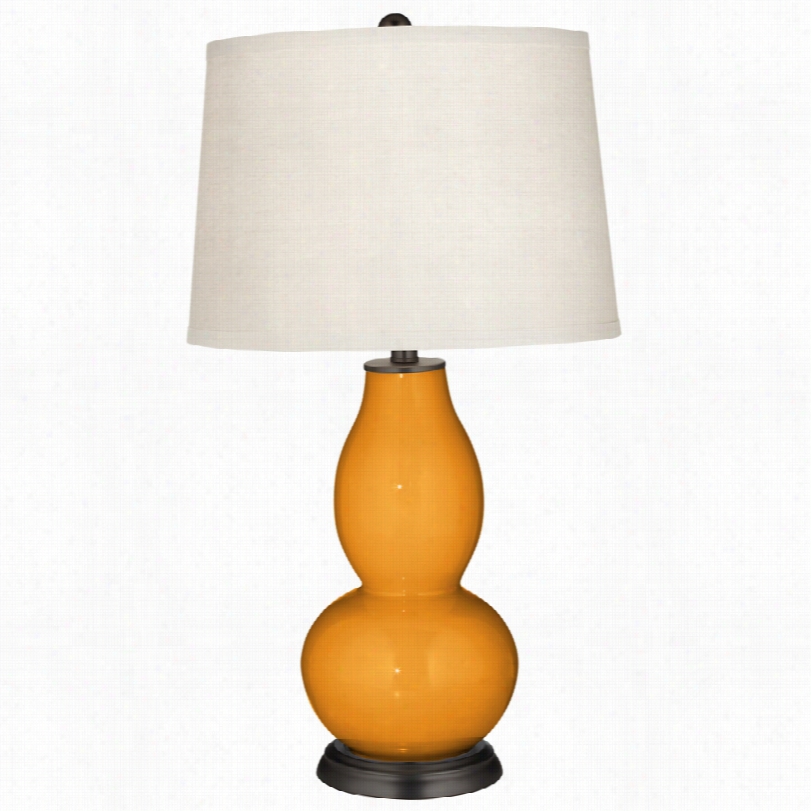 Contemporary Color Plus Carnival Double Gourd 29 1/2-inch-h Slab Lamp