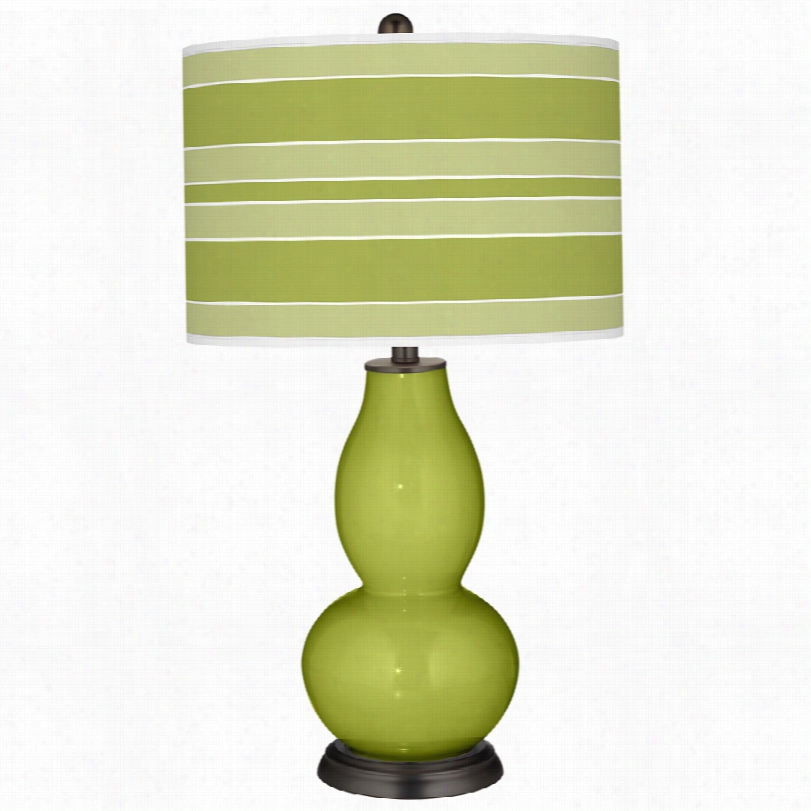 Contemporary Co Lo R Plu S Parakeet Bold Stroke  29 1/2-inch-h Table Lamp