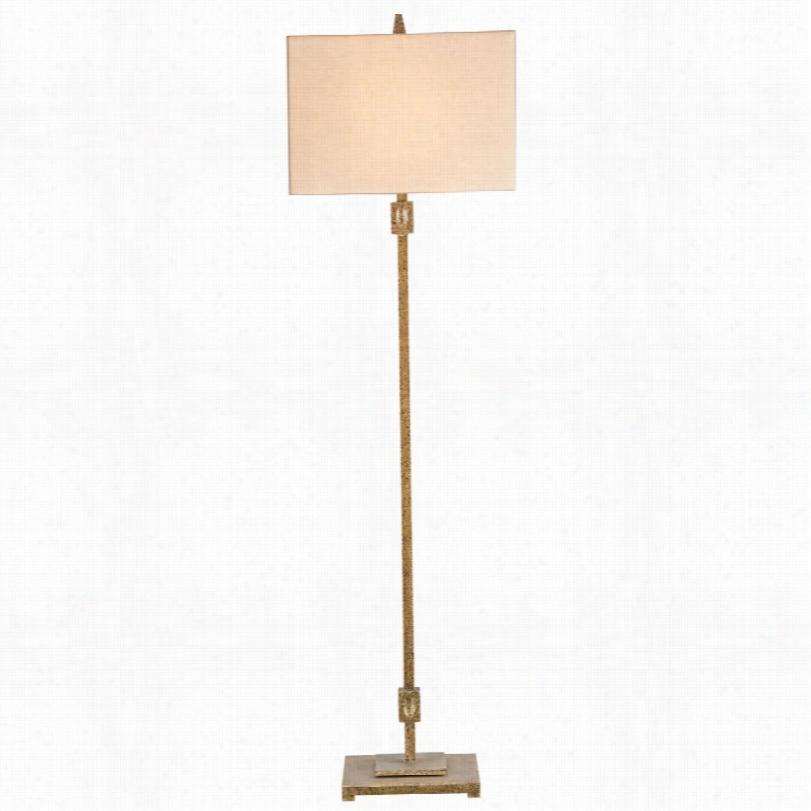 Contemporary Curreey  And Company Ronan Gold 72-inch-h Floor Lamp
