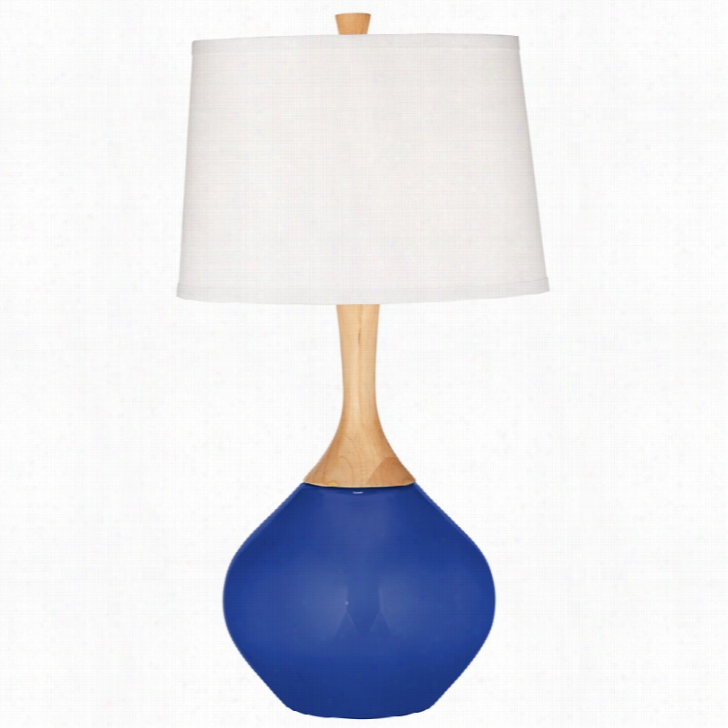 Cont Emporary Dazzling Blue Wexler 31-inch-h Table Lamp