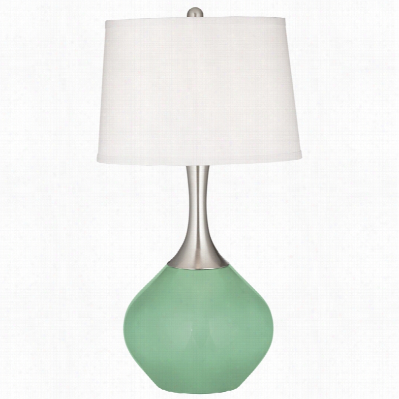 Contemporary Hemlock Green Spencer 31-inchh- Table Lamp