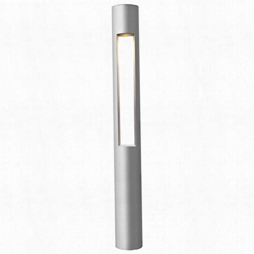 Conremporary Hinkley Atlantis 30-inc H-h Titanium Bollard Landscape Easy 