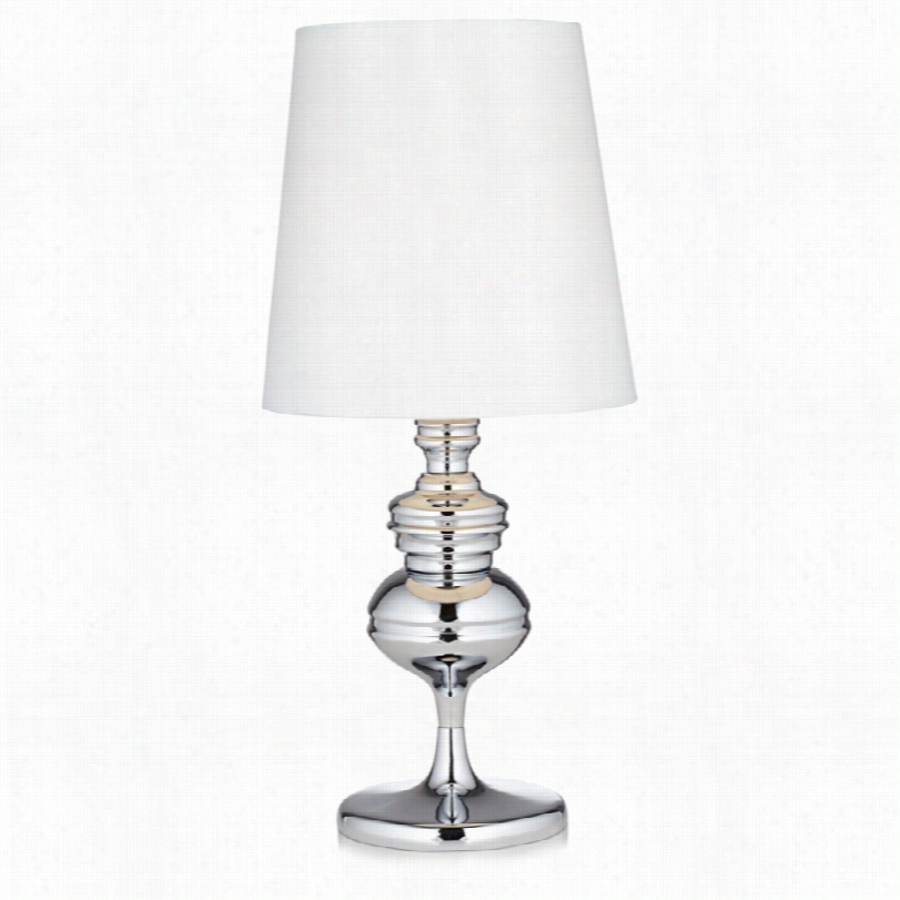 Contemporary Ileen Modern Chrome 21-inch-h Table Lamp