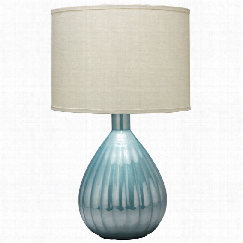 Contemporary Jamie Young Akoya Gray Pearl Glass 30 1/4-inch-h Tqble Lamp