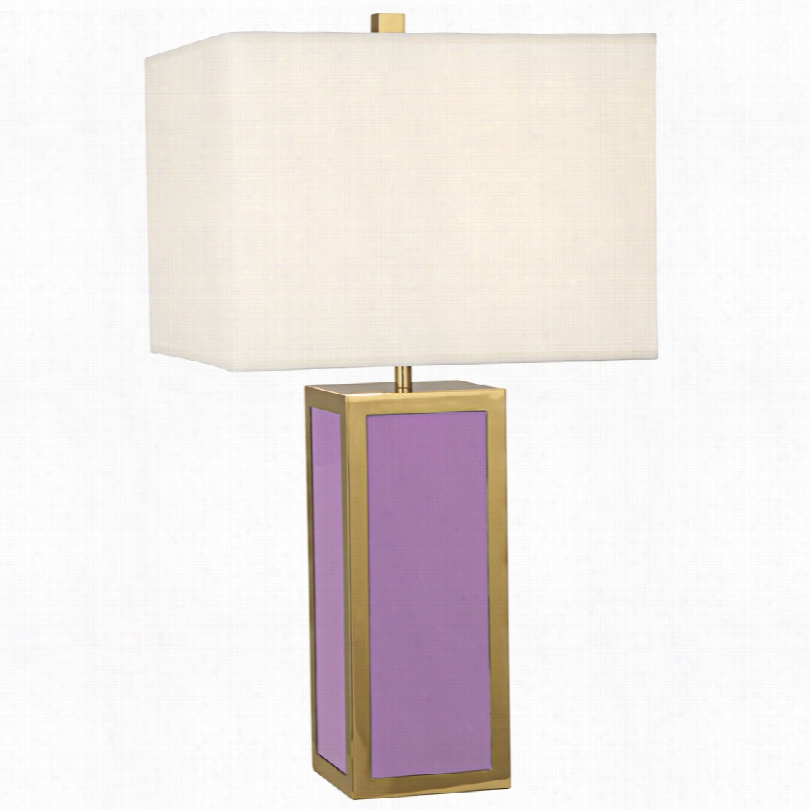 Contempoary Jonathan Adler Barcelona Lavender 28-inch- H Table Lamp