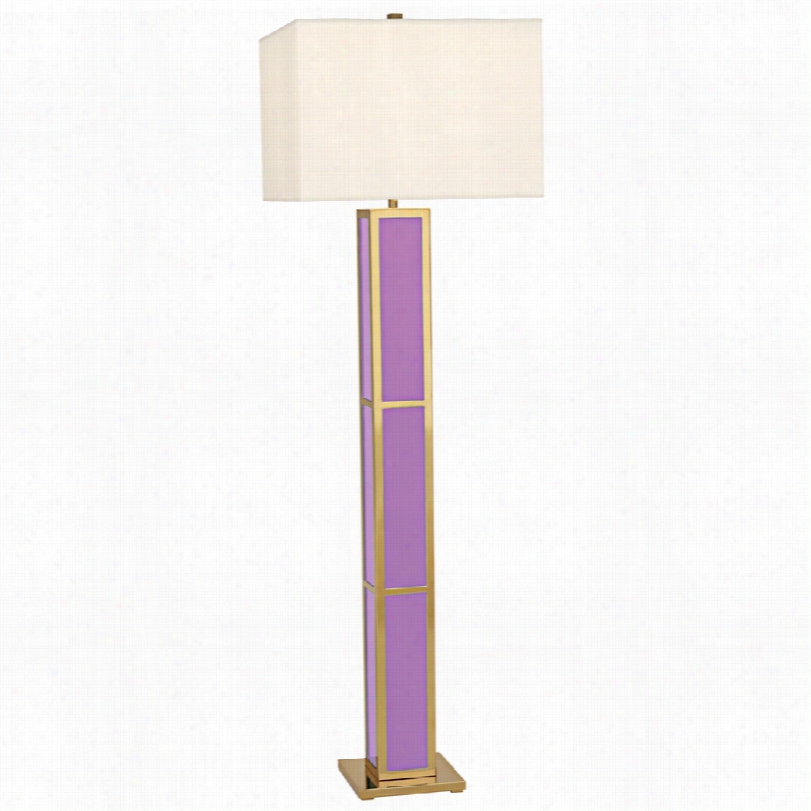 Contemporaryj Onathan Adler Barcelona Laaveder 63-inch-h Floor Lamp