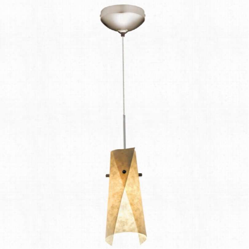 Cnotemporary Juno Parchment Wrap Shade Mo Dern Halogen Mini Pendant