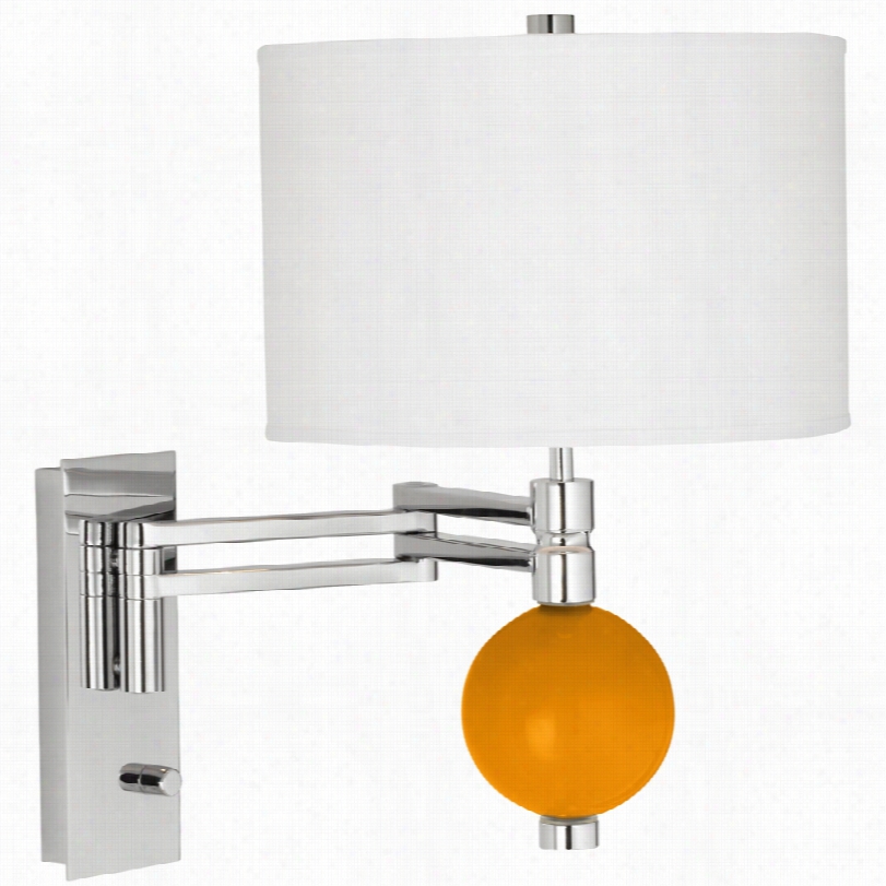 Contemporary Mango Niko 18-inch-h Swing Armw All Lamp