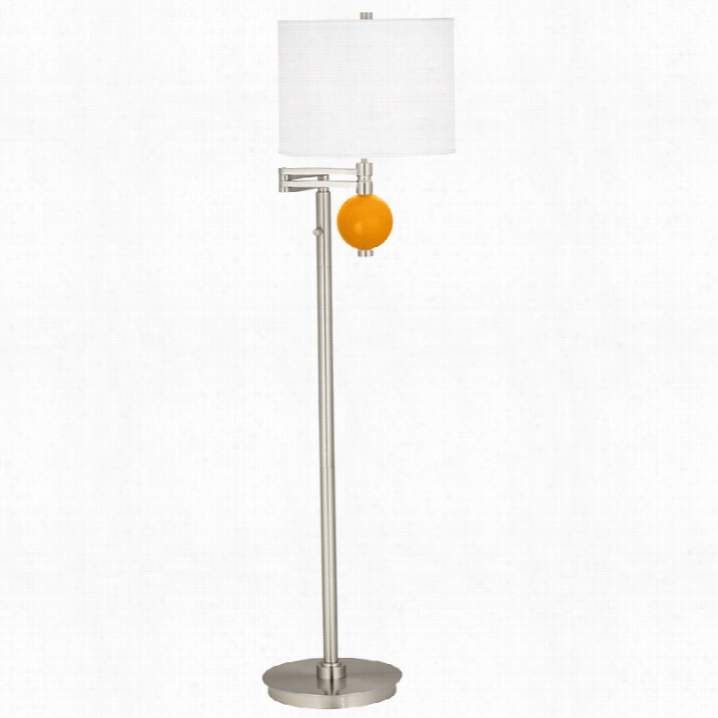 C0ntemporary Mango Niko 58-inch-h Swing Arm Floor Lamp