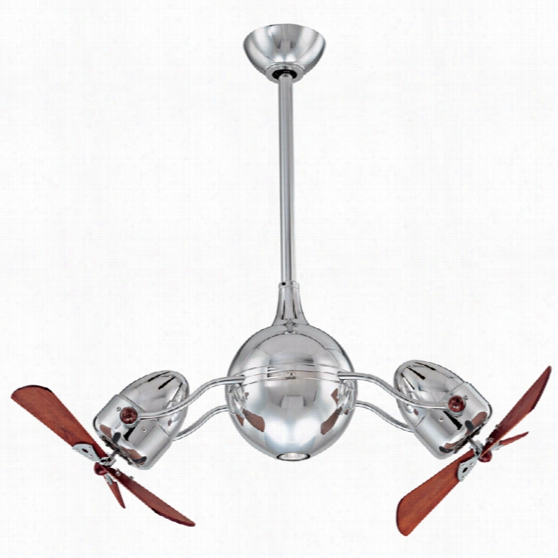 Cont Emporqry Matthews Acqua Rotationa Lceii Ling Fan - 39&quto;&qjot; Polished Chrome