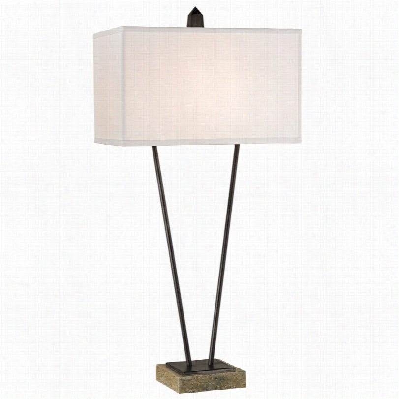 Contemporary Metier Old Steel Metal Currey And Company Table Lamp