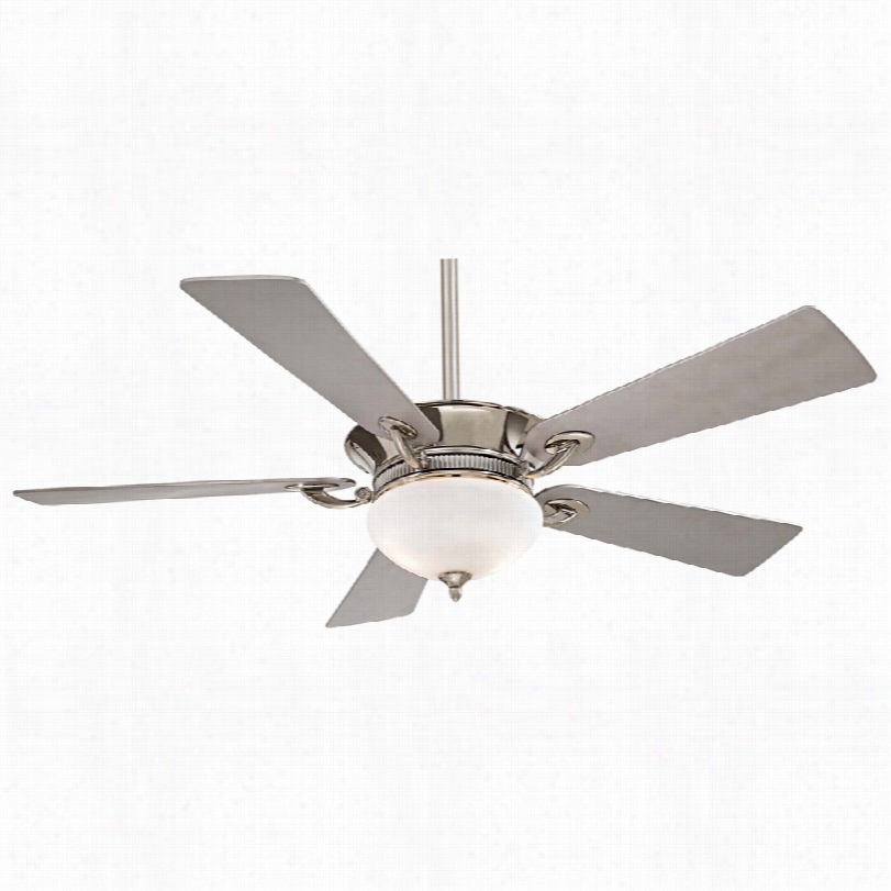 Conetmporary Minka Aire Delano␞ Ceiling Fn- 52"" Polushed Nickel