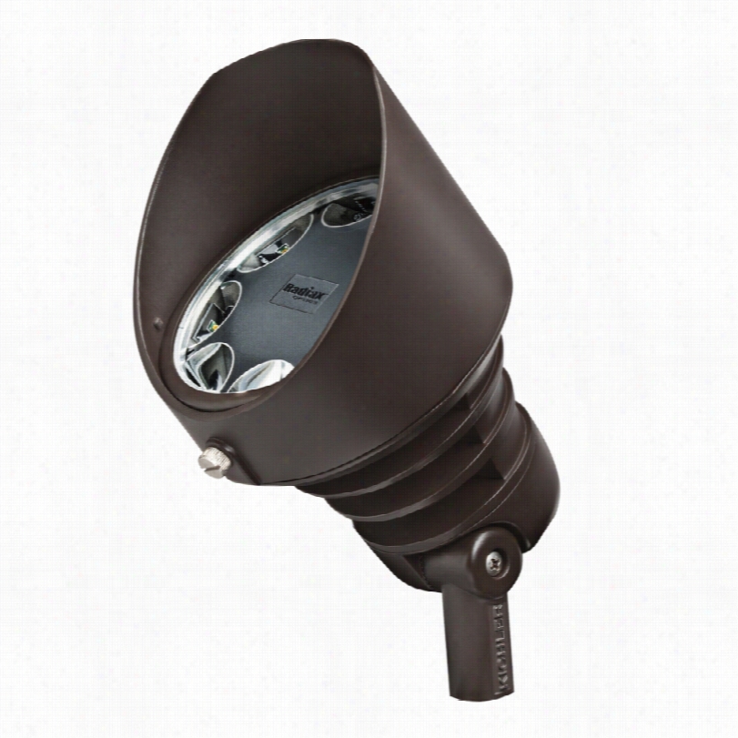 Contemporary Radi Ax Rich Bronze 4 1/2-inch-w Led Kichler Floodl Ight