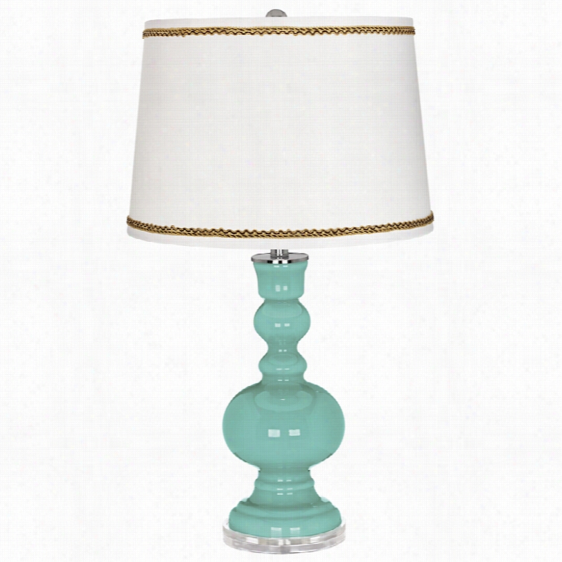 Contemporary Rapture Pedantic  Apothecary Table Lamp By The Side Of Tw Ist Scroll Trim