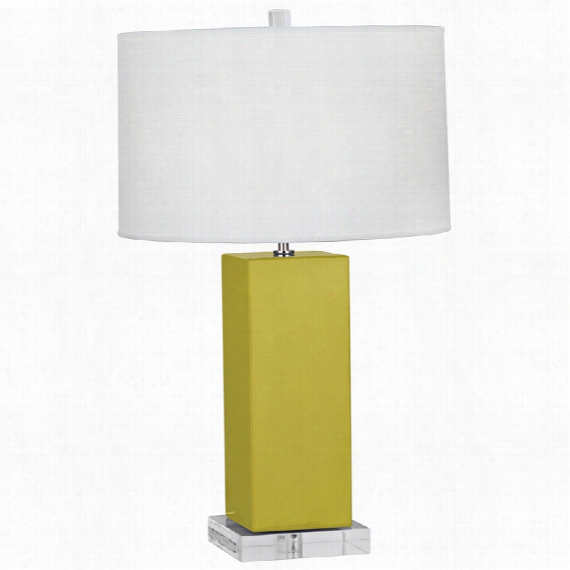 Contemporary Robert Abbey Harvey Ciitron Ceraamic 33-inc-h Table Lamp