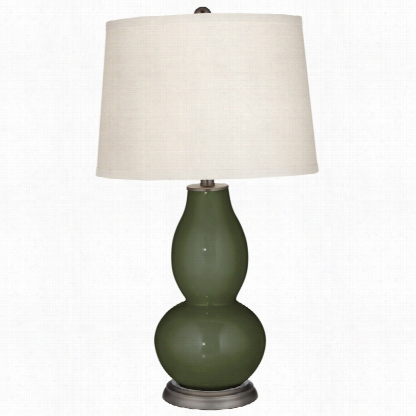 Contemporary Secret Ggarden Dou Ble Gorud 29 1/2-inch-h Table Lamp