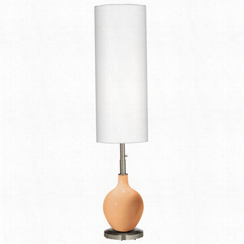 Conttemporary Soft Apricot Ovo Floor Lamp
