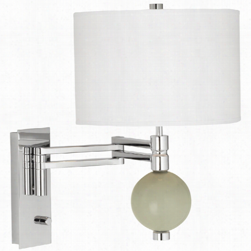 Contemporary Svelte Sage Niko Chrom E 18-inch-h Swing Arm Walllamp