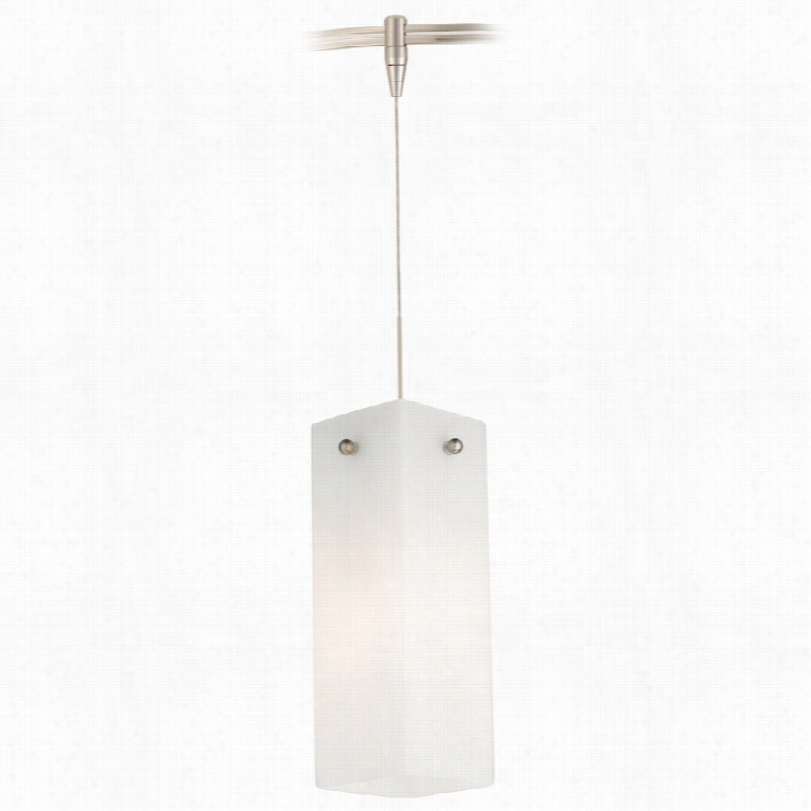 Conteporary Tech Lighting Tetra White Glass Monorail Pendant