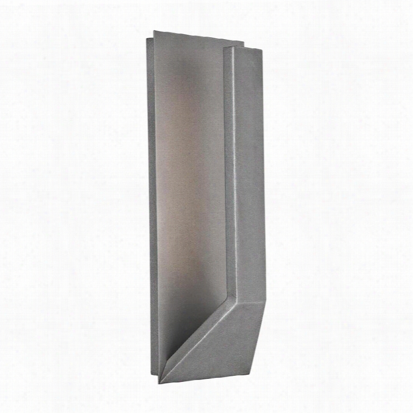 Contemporary Wac Uno Graphite 15-inch-h Outdor Led Wall Light