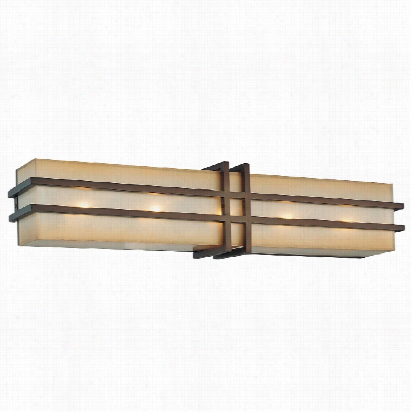 Contemporary Walt Disney Cimarron Bronze Undersccore Bathroom Light