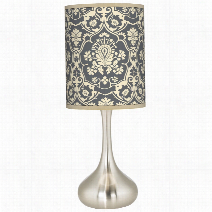 Traditional Seedling Damask Iclee Kiss 23-inch-h  Table Lamp