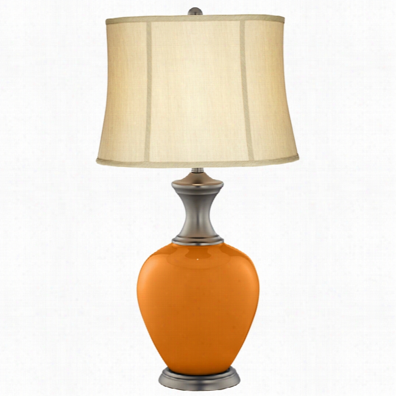 Transitional Cinnamon Spice A Liskn Glasss 31 1/22-inch-h Table Lamp